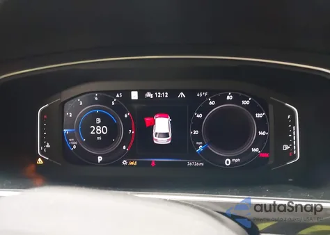 2022 Volkswagen Tiguan 2.0T Sel R-Line z USA, uszkodzony, nr VIN 3VV4B7AX0NM163947